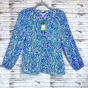 Lilly Pulitzer Camille Top Night Swimming
